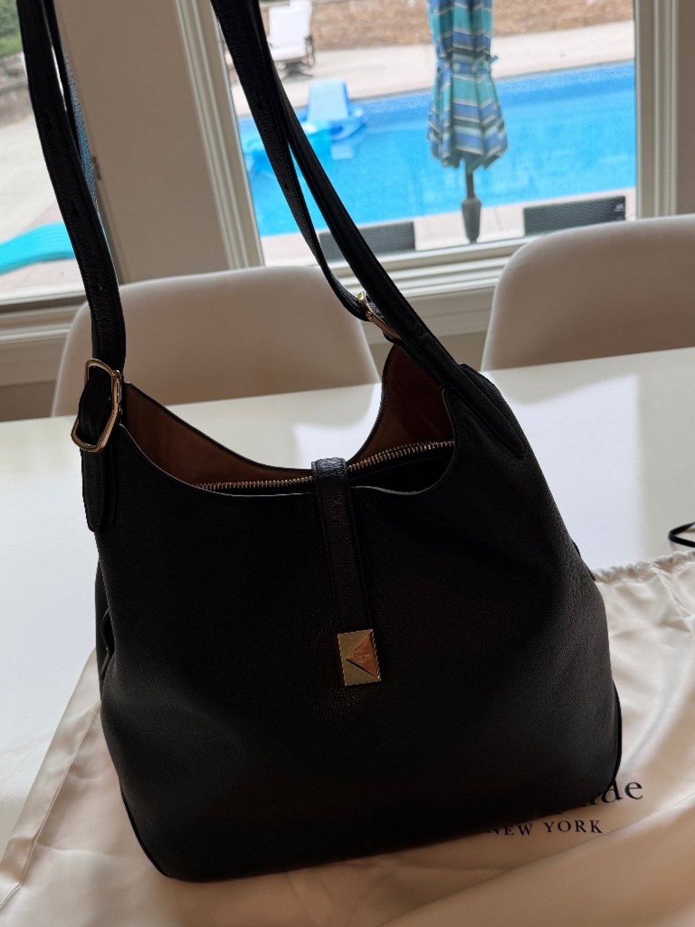 Kate Spade Deco large Shoulder bag, black